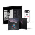 Cold World Plastic Dream by Mike Moss digital booklet preview shown on phone and tablet with front and back cover artwork