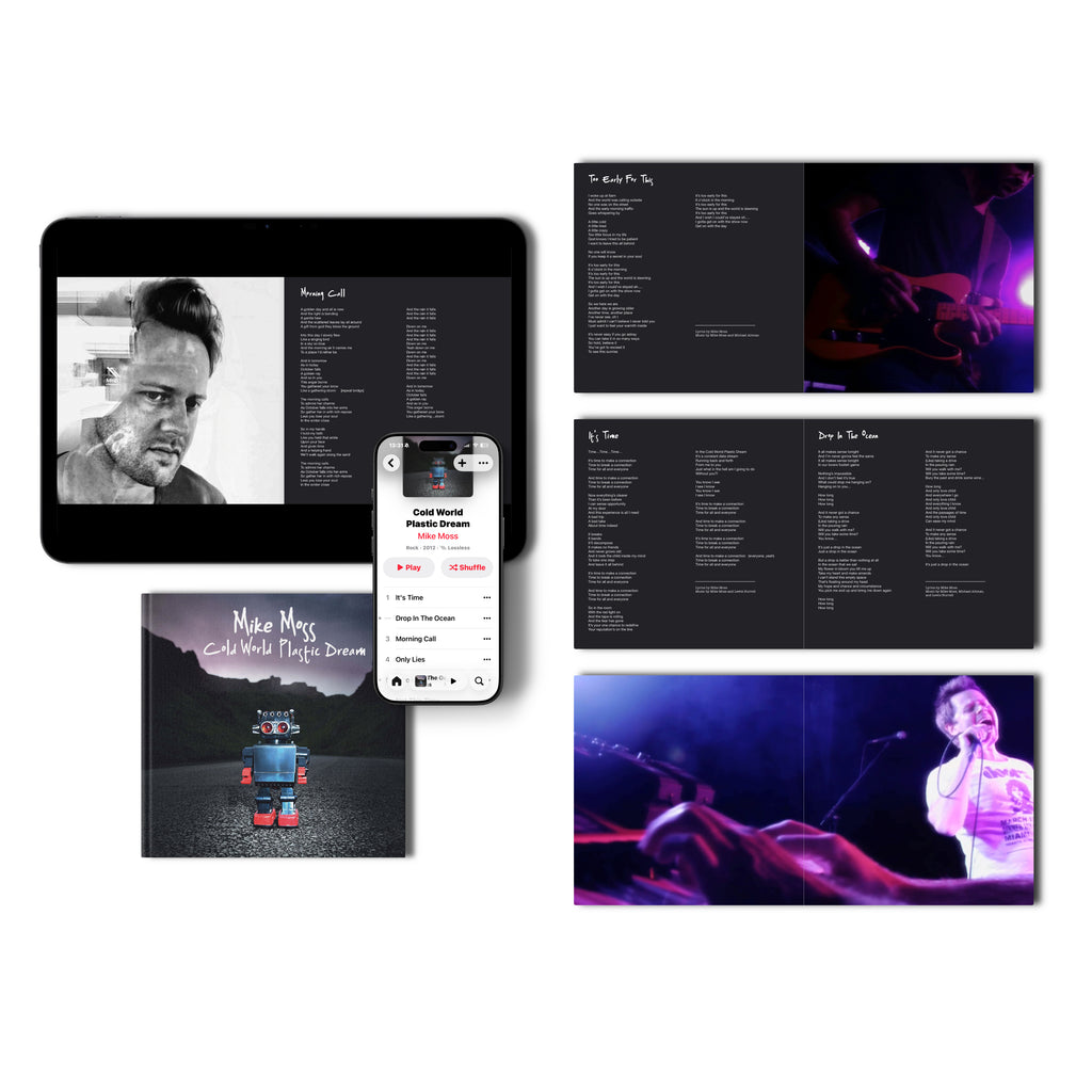 Mike Moss Cold World Plastic Dream digital download with booklet, lyrics and artwork preview