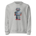 Mike Moss Cold World Plastic Dream robot Al sweatshirt heather grey front
