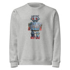 Mike Moss Cold World Plastic Dream robot Al sweatshirt heather grey front
