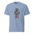 Mike Moss Cold World Plastic Dream robot Bert t shirt washed denim front