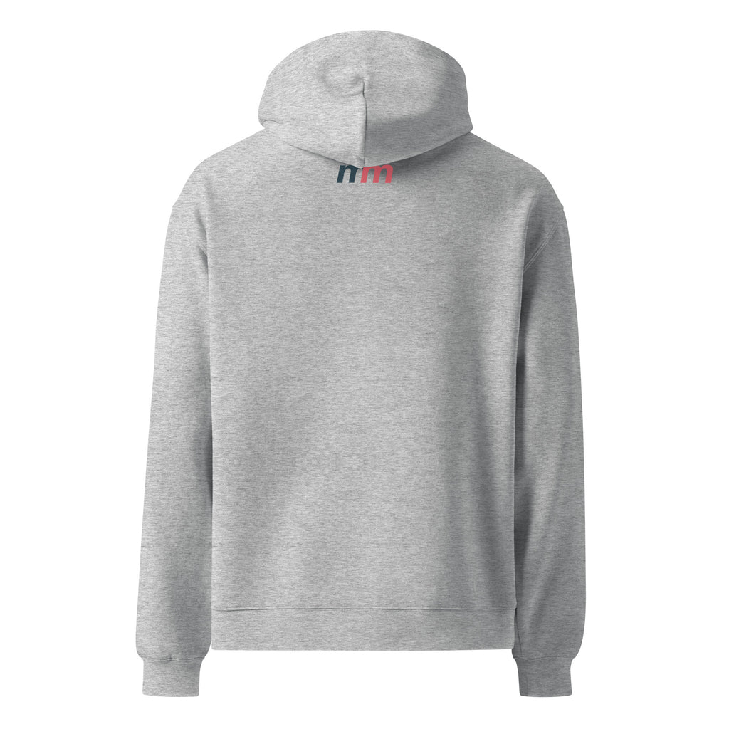 Mike Moss Cold World Plastic Dream Robot Series hoodie athletic heather back