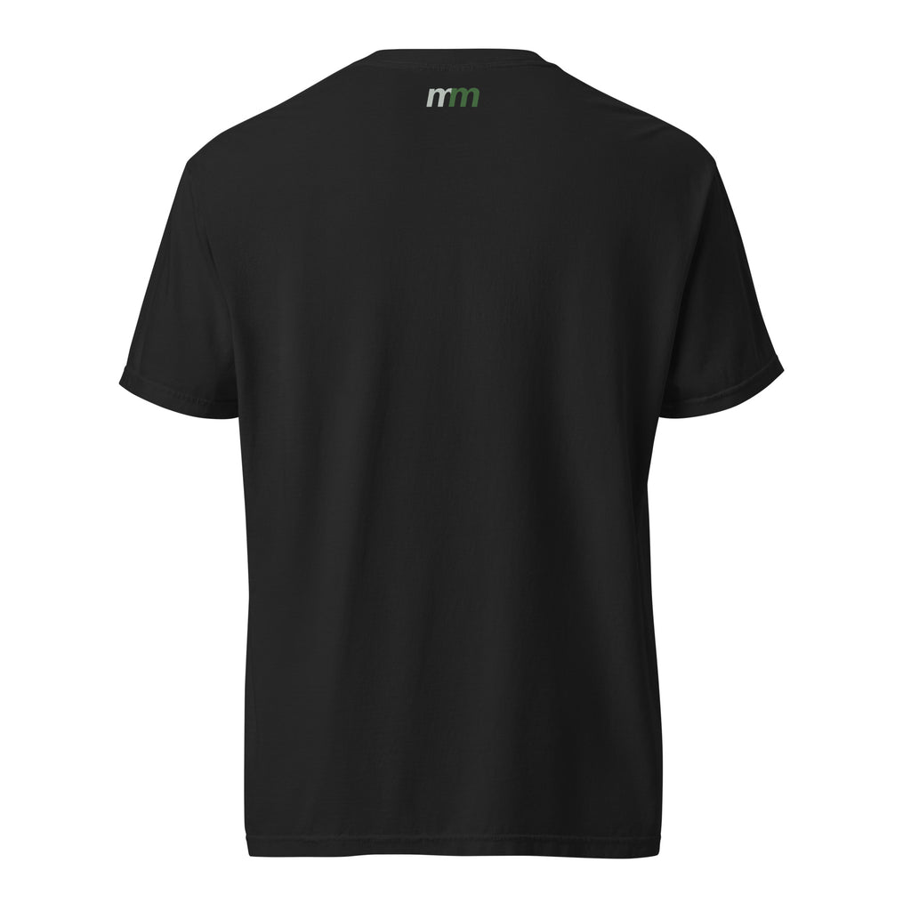 Mike Moss Heart Grenade t shirt black back