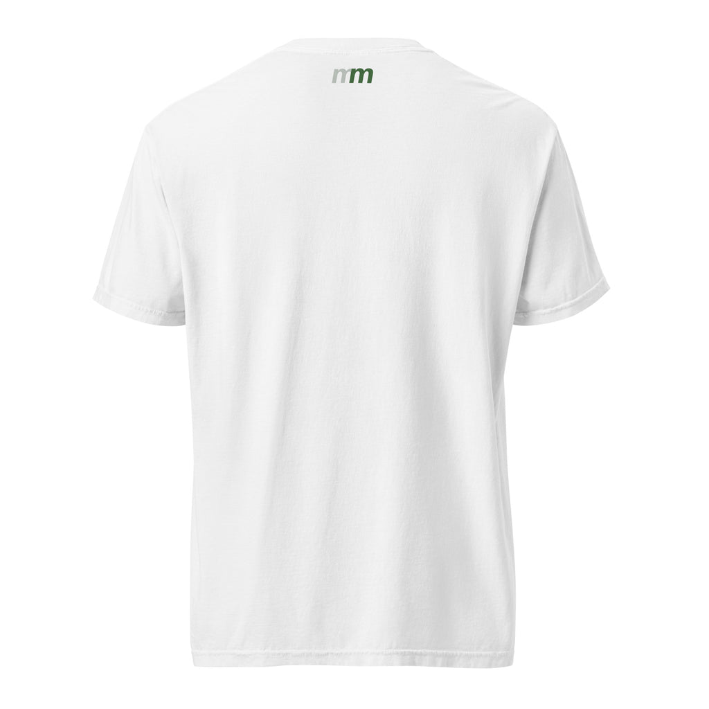 Mike Moss Heart Grenade t shirt white back