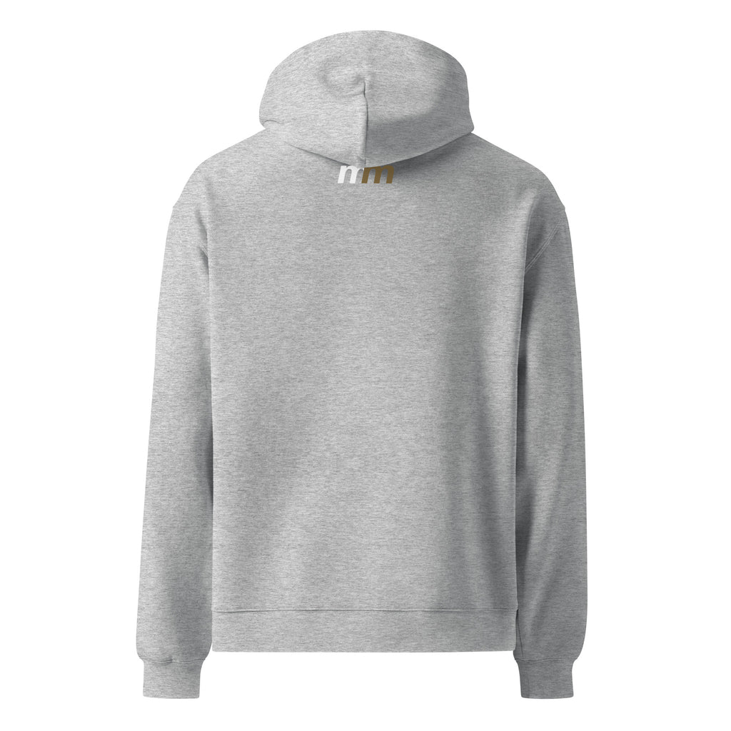 Mike Moss Reject Rewind hoodie athletic grey back